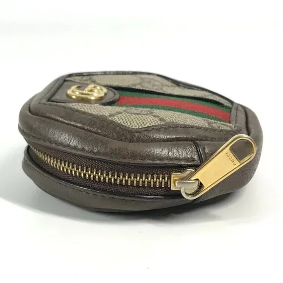 GUCCI GG Shelly line Ophidia Key Chain Wallet Coin Compartment coin purse - Picture 4 of 14